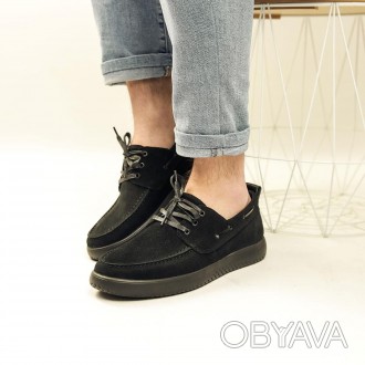 Стильні туфлі, в чорному універсальному кольорі, високої якості. Виготовлені з н. . фото 1