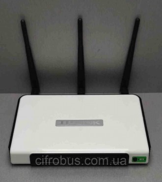 Wi-Fi-роутер, стандарт Wi-Fi: 802.11n, макс. швидкість: 300 Мбіт/с, комутатор 4x. . фото 3