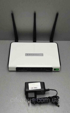Wi-Fi-роутер, стандарт Wi-Fi: 802.11n, макс. швидкість: 300 Мбіт/с, комутатор 4x. . фото 2