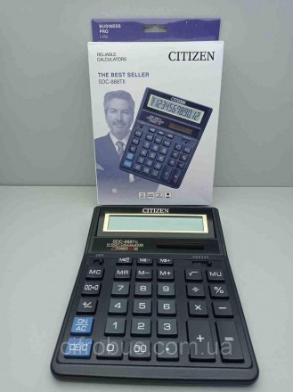 Калькулятор SDC-888T Citizen (1303) бухгалтерский 12-ти разрядный, самый популяр. . фото 2