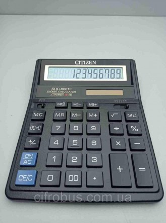 Калькулятор SDC-888T Citizen (1303) бухгалтерский 12-ти разрядный, самый популяр. . фото 5
