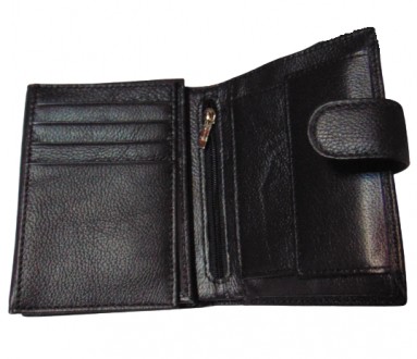 Мужской кожаный кошелек из натуральной кожи
2 отделения для купюр 
16 карманов д. . фото 3