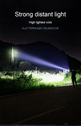 яркий светодиодный фонарик, со встроенным аккумулятором + павербанк
Три режима . . фото 8