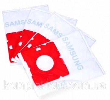 Мешки для пылесоса Samsung Worwo SMB01K Комплект 4 мешка и фильтр мотора Синтети. . фото 3