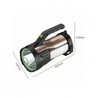 Переносной фонарь T96-LED+COB — удобный гаджет, который активно применяется в жи. . фото 5