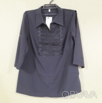 Темно-сiра блуза
Розмiр 40(L). . фото 1