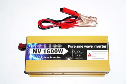 1600W Перетворювач із чистою синусоїдою AC/DC 12v з вольтметром
Прилад призначе. . фото 2