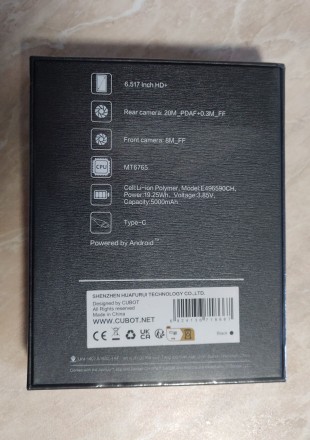 Android 12
Сканер пальца на боковой панели
Аккумулятор:5000 мАч (несъемная)
Д. . фото 6