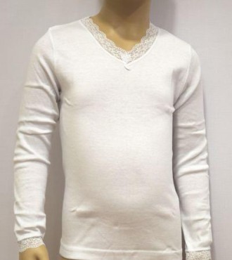 Кофта Bross артикул 1133 для девочек с кружевом (98-104 см) Синий, 3-110-116 см. Киев. фото 1 Кофта Bross артикул 1133 для девочек с кружевом (98-104 см) Синий, 3-110-116 см. Киев. фото 1