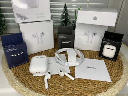 Продам навушники Airpods 2 + подарунок. Кременчук. фото 1 Продам навушники Airpods 2 + подарунок. Кременчук. фото 1
