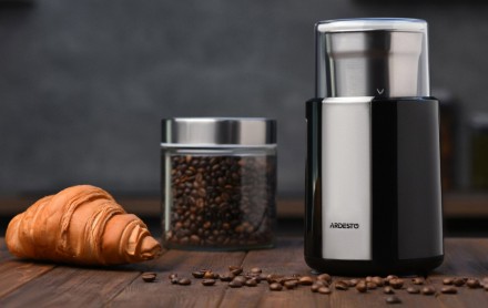 Кофемолка електрична Ardesto WCG-8301 - якісний помел забезпечує гостре лезо з н. . фото 8