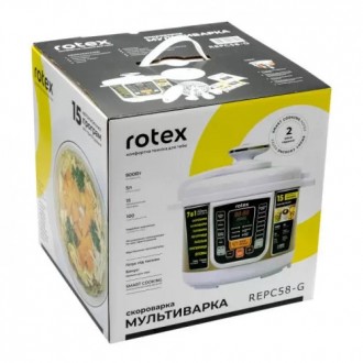 Мультиварка-скороварка Rotex REPC58-G Мультиварка-скороварка Rotex REPC58-G легк. . фото 6