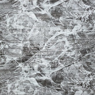Самоклеящаяся декоративная 3D панель камень Серый рваный кирпич 700х770х5мм
Деко. . фото 2