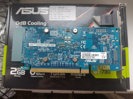 Asus PCI-Ex GeForce GT 730 2048MB GDDR5 (64bit) (VGA, DVI, HDMI) (GT730-SL-2GD5-. . фото 8