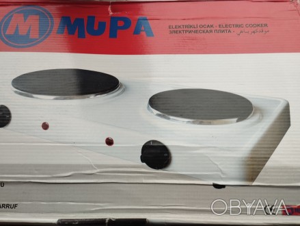Настільна плита двоконфорочна MUPA 2кВт . производство Турция возможна продажа о. . фото 1
