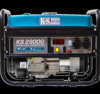 Огляд Бензиновий/газовий генератор Konner&Sohnen KS 2900G

——&. . фото 2