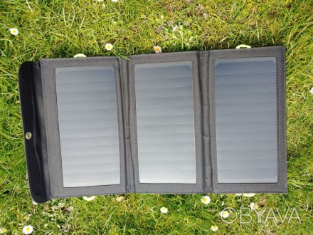 Новые оригинальные портативные панели для зарядки от солнца. для телефонов, раци. . фото 1