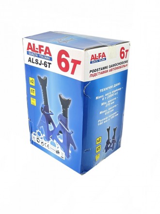 Комплект подставок под машину AL-FA ALSJ-6T используется для фиксации и страховк. . фото 3