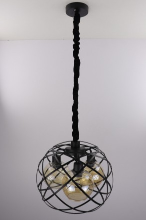 Подвесные люстры в стиле "лофт" - очень популярный вид потолочных светильников д. . фото 7