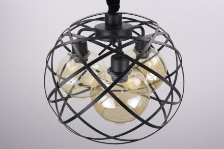 Подвесные люстры в стиле "лофт" - очень популярный вид потолочных светильников д. . фото 8