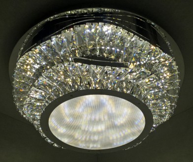 Люстра потолочная хрустальная LED с пультом 25661 Хром 18х50х50 см.. Киев. фото 1 Люстра потолочная хрустальная LED с пультом 25661 Хром 18х50х50 см.. Киев. фото 1