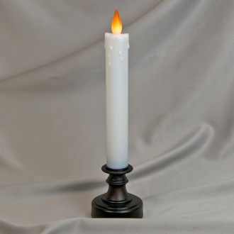 Свеча Led в подсвечнике L24см (коричневый) - декоративная света, которая никогда. . фото 4