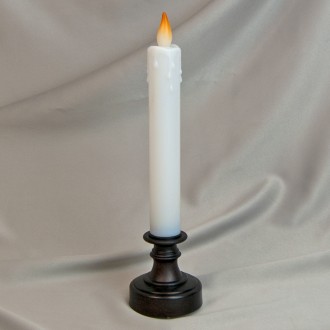 Свеча Led в подсвечнике L24см (коричневый) - декоративная света, которая никогда. . фото 2