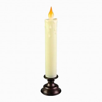 Свеча Led в подсвечнике L24см (коричневый) - декоративная света, которая никогда. . фото 3