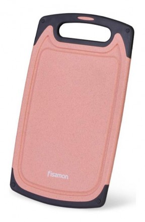 Доска разделочная Fissman Pink изготовлена из твердого цветного пластика. Размер. . фото 2