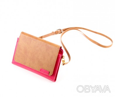 Зручна жіноча сумочка-клатч для планшета, блокнота, кредитних карт. Матеріал - ш. . фото 1