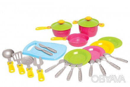 Игровой набор детской посуды Технок T-1677 Детский кухонный набор посуды Технок . . фото 1