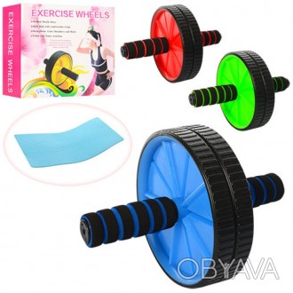 Тренажер колесо для мышц пресса MS-0871-1 29 см