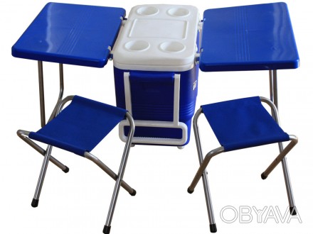 Термобокс-стол со стульями Mazhura MZ-1034 45 л Когда едешь на природу нужно поз. . фото 1