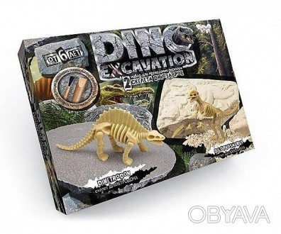 Игровой набор для раскопок Danko Toys Dino Excavation DEX-01-04-05-06 Игровой на. . фото 1