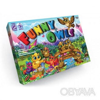 Настільна гра Danko Toys Funny Owls ДТ-ІМ-11-36
Настільна розважальна гра-ходилк. . фото 1