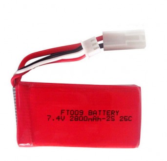Акумулятор для катера на радіокеруванні FT009 Hot RC Li-Po 2800mAh 7.4V. Київ. фото 1 Акумулятор для катера на радіокеруванні FT009 Hot RC Li-Po 2800mAh 7.4V. Київ. фото 1