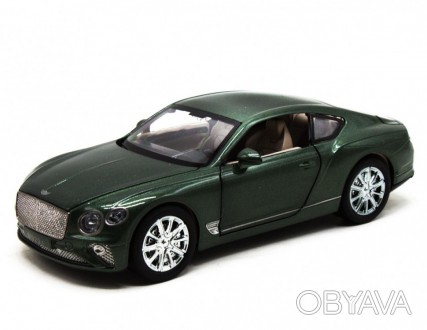 Машина металева "Bentley Continental GT". Інерційна, відкриваються двері, багажн. . фото 1