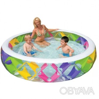 Веселий і яскравий дитячий надувний басейн моделі 59469 порадує вашого малюка аб. . фото 1