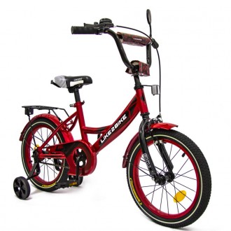 Велосипед дитячий 2-х колісний 16" 211615 (RL7T) Like2bike Sky, бордовий, рама с. Київ. фото 1 Велосипед дитячий 2-х колісний 16" 211615 (RL7T) Like2bike Sky, бордовий, рама с. Київ. фото 1