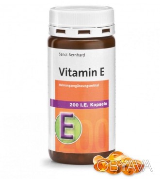 134 мг натурального вітаміну Е на капсулу
Вітамін Е допомагає захистити клітини . . фото 1