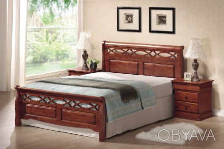 
Двоспальне ліжко Genewa 160X200 Черешня антична : стильна і сучасна модель від . . фото 1