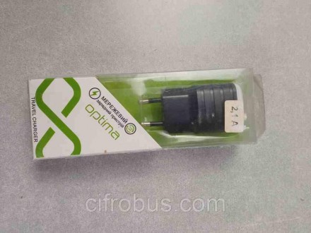 СЗУ 2USB Optima (2.1A) Black
Внимание! Комісійний товар. Уточнюйте наявність і к. . фото 2