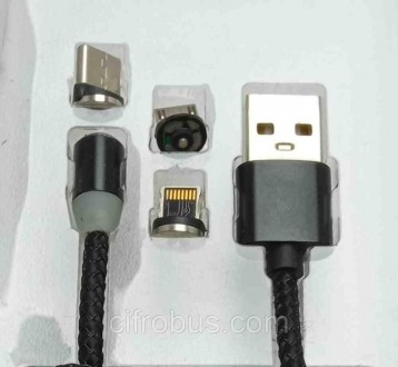 Магнітний кабель M3 3in1 USB
Внимание! Комісійний товар. Уточнюйте наявність і к. . фото 4