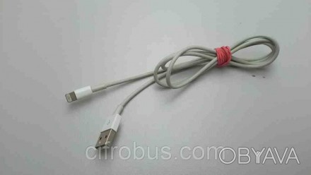 Дата-кабель для iPhone 5/6/7 служит для заряда аккумулятора устройства, обмена д. . фото 1