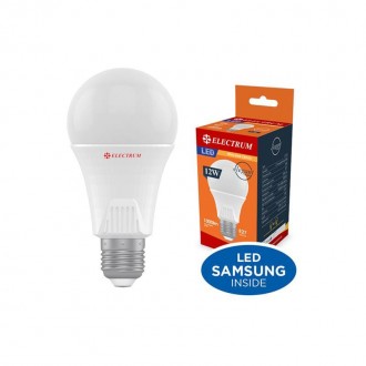 Лампа світлодіодна стандартна Electrum 12W E27 3000K A-LS-1920. Харків. фото 1 Лампа світлодіодна стандартна Electrum 12W E27 3000K A-LS-1920. Харків. фото 1