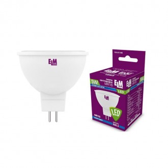 Лампа світлодіодна ELM MR16 5W GU5.3 4000K 18-0146. Харків. фото 1 Лампа світлодіодна ELM MR16 5W GU5.3 4000K 18-0146. Харків. фото 1