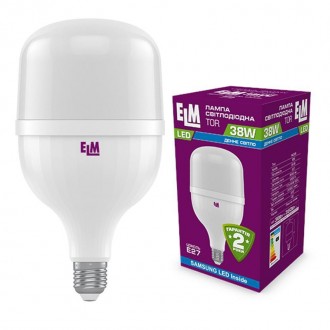 Лампа світлодіодна промислова ELM 38W E27 6500K 18-0190. Харків. фото 1 Лампа світлодіодна промислова ELM 38W E27 6500K 18-0190. Харків. фото 1