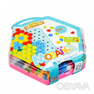 Увлекательная детская игрушка развивающая "Мозаика Бабочка" 39314 – отличный пов. . фото 1