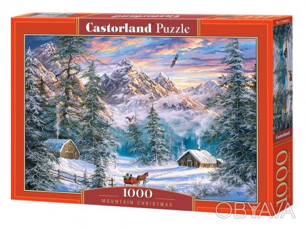 Пазлы Castorland 1000 "Рождество в горах" 68*47 см C-104680 ish 
Отправка товара. . фото 1