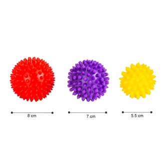 Мягкие цветные мячики, похожие на ежиков - отличный выбор для гармоничного разви. . фото 3